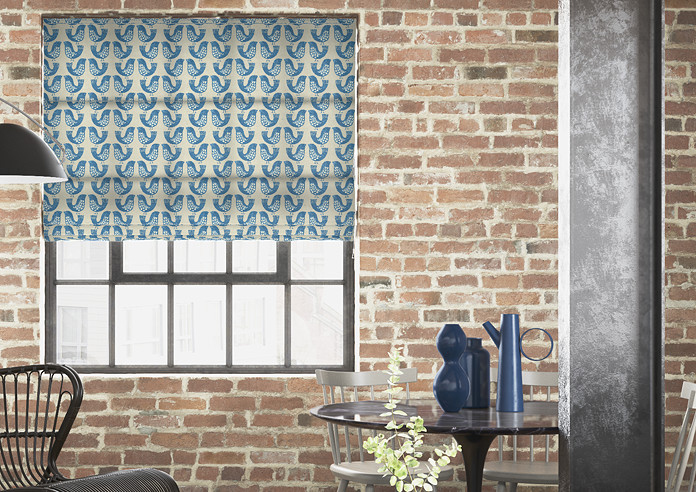 Scandi Birds, Capri - Roman Blind - Image 3